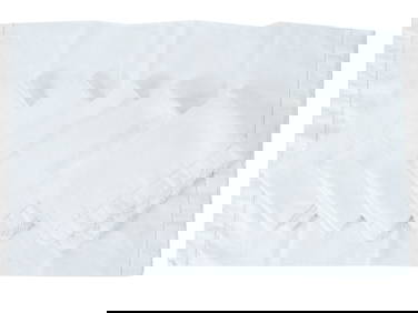 ANTIQUE DAMASK HAND EMBROIDERED TOWELS W CROCHET TRIM (1 of 5)