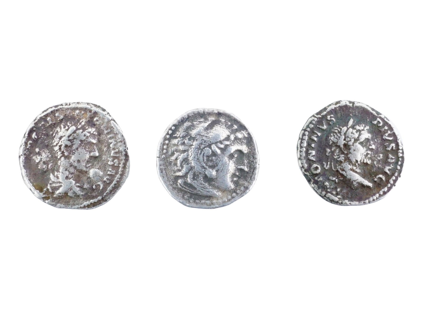 ANCIENT ROMAN SILVER DENARIUS COINS (1 of 3)