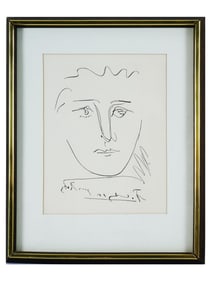 AFTER PABLO PICASSO MODERNIST PORTRAIT ETCHING