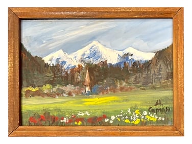 MARTIROS SARYAN ARMENIAN CHURCH LANDSCAPE PAINTING