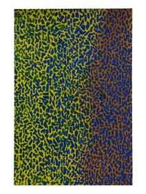 AMERICAN MODERNIST ABSTRACT OIL PAINTING SIGNED