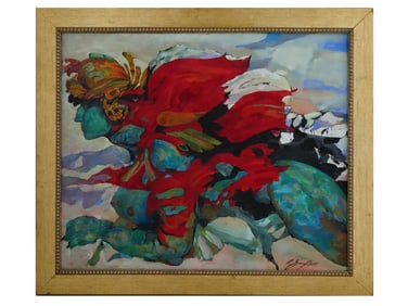 UKRAINIAN EXPRESSIONIST OIL PAINTING BY IGOR ZAYTSEV