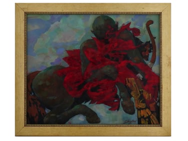 UKRAINIAN EXPRESSIONIST OIL PAINTING BY IGOR ZAYTSEV