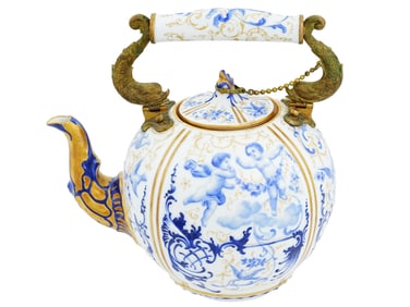 ROYAL VIENNA MANNER HAND PAINTED PORCELAIN TEA POT