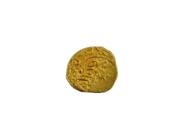 ANTIQUE ISLAMIC 22K GOLD COIN W CALLIGRAPHY