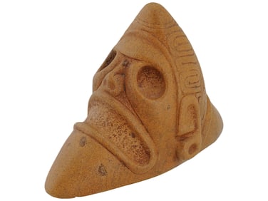 CARRIBEAN TAINO ARAWAK STONE TRIGONOLITO ZEMI IDOL