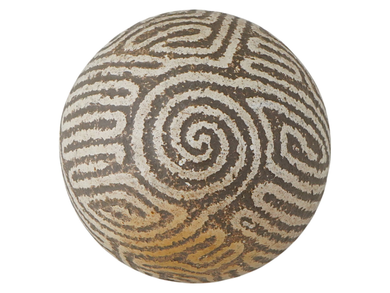 ANCIENT PRE COLUMBIAN ARAWAK TAINO STONE GAME BALL (1 of 4)