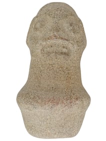 ANCIENT PRE COLUMBIAN TAINO ARAWAK CARVED STONE PESTLE