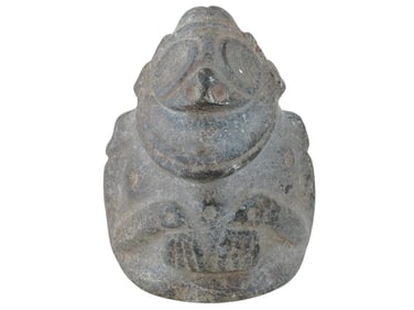 ANCIENT PRE COLUMBIAN TAINO ARAWAK STONE IDOL FIGURE