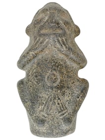 ANCIENT PRE COLUMBIAN TAINO ARAWAK STONE IDOL FIGURE