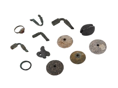 GROUP OF ANCIENT ARTIFACTS 1000 BC TO 200 AD