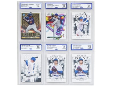 CCG GRADED BASEBALL CARDS LOT WITH 4 OHTANI 10S