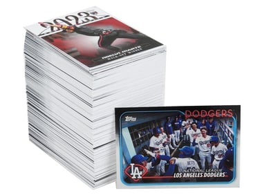 LOT OF 2024 TOPPS SERIES 1 BASEBALL CARDS
