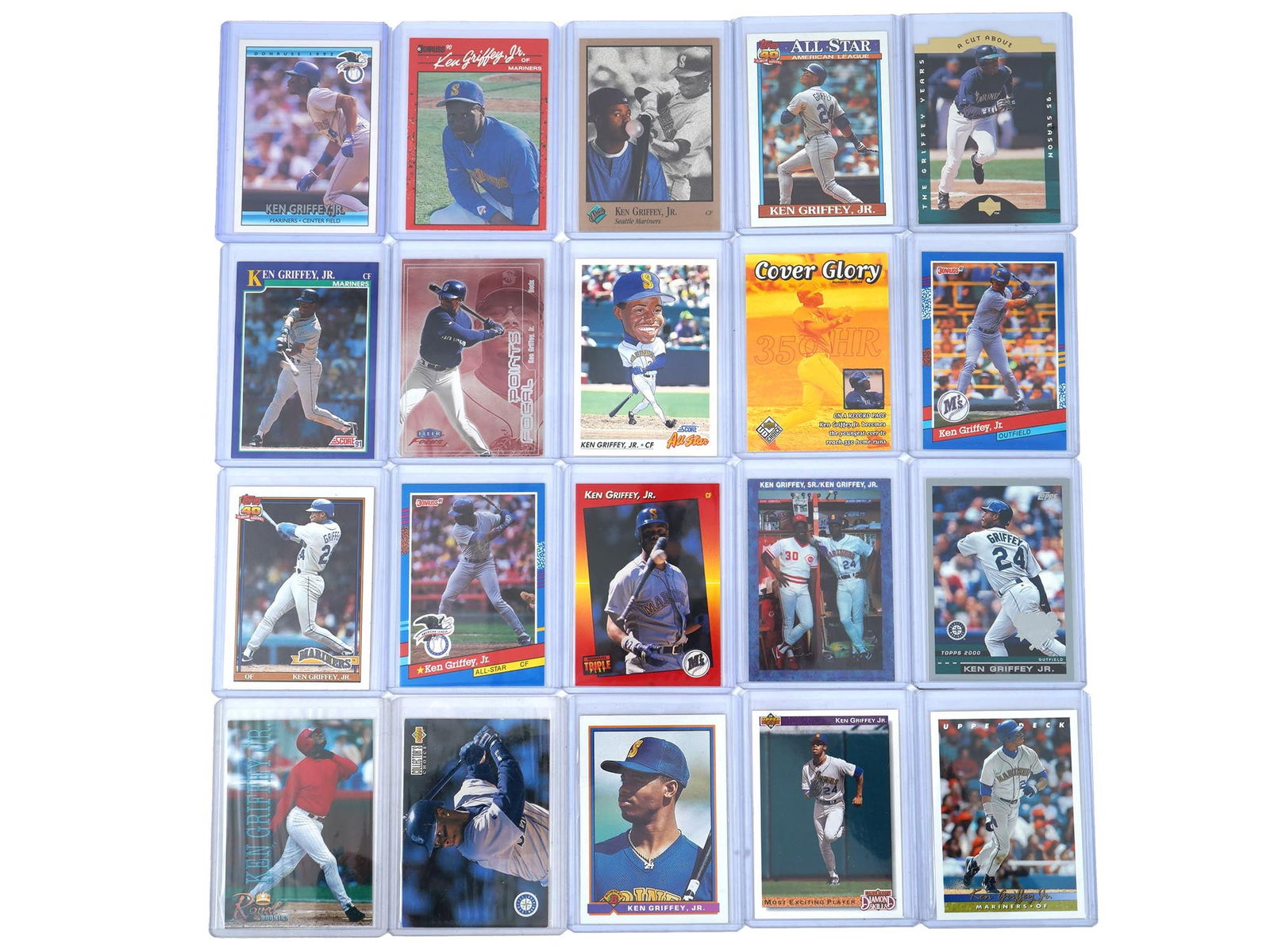 COLLECTION OF KEN GRIFFEY JR. BASEBALL CARDS (1 of 10)