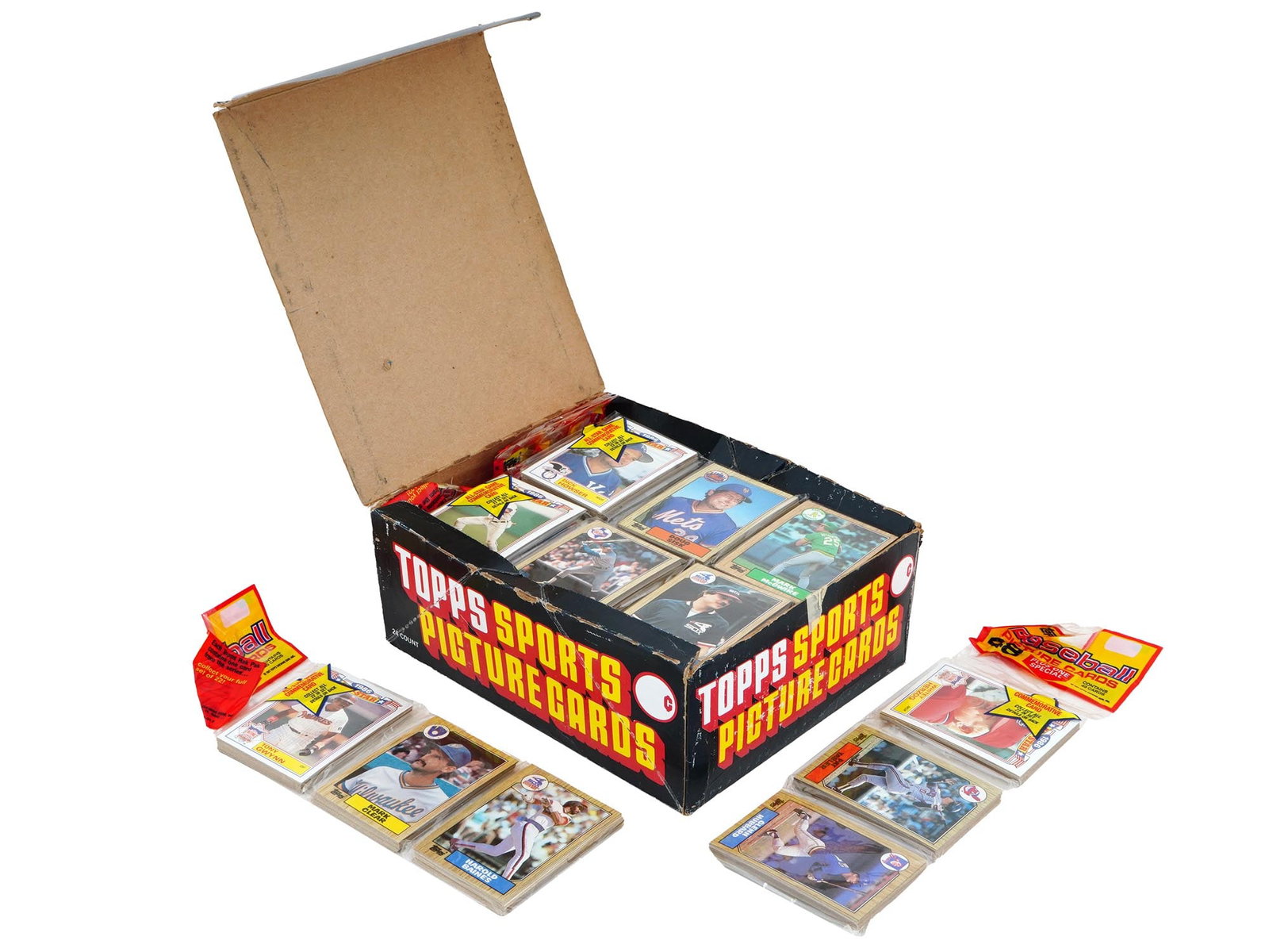 COLLECTION OF TOPPS BASEBALL TRADING CARDS (1 of 5)