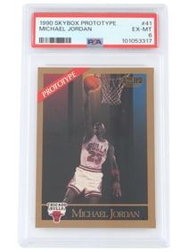 1990 SKYBOX PROTOTYPE MICHAEL JORDAN PSA 6