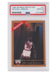 1990 SKYBOX PROTOTYPE MICHAEL JORDAN CARD PSA 10 VERY RARE