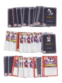 COLLECTION WILD CARD MATTE ALUMINATION FOOTBALL CARDS