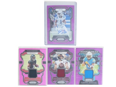 2023 PANINI PRIZM NFL LOT RELICS AND AUTOGRAPH