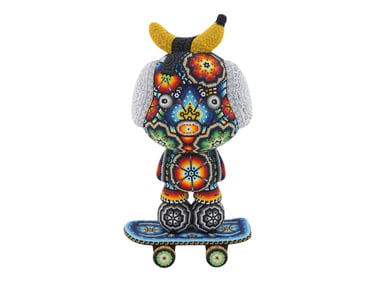 US MEXICAN SCULPTURE BY CHROMA RICK WOLFRYD W COA