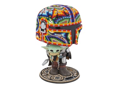US MEXICAN SCULPTURE BY CHROMA RICK WOLFRYD W COA