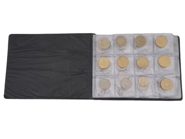 LARGE COLLECTION OF VINTAGE FOREIGN COINS IN ALBUM