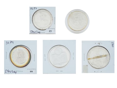 AMERICAN AUSTRIAN UNCIRCULATED ST SILVER COINS