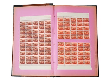 LARGE COLLECTION OF IRANIAN POSTAGE STAMPS IN ALBUM