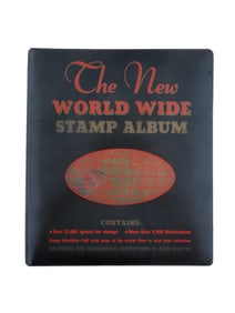 VINTAGE AMERICAN NEW WORLD WIDE STAMP ALBUM 1970