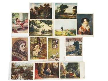 GROUP OF TEN SOVIET ERA VINTAGE POSTCARDS 1962
