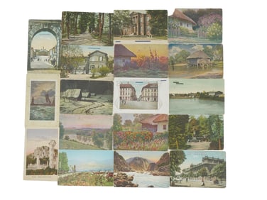 ANTIQUE RUSSIAN IMPERIAL POSTCARDS SOME SIGNED
