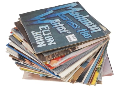 COLLECTION OF VINTAGE MIXED MUSIC VINYL RECORDINGS