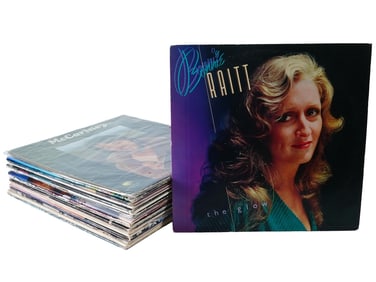 COLLECTION OF VINTAGE ROCK MUSIC VINYL RECORDINGS
