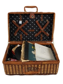 COLLECTION OF VINTAGE VINYL RECORDS IN BOX