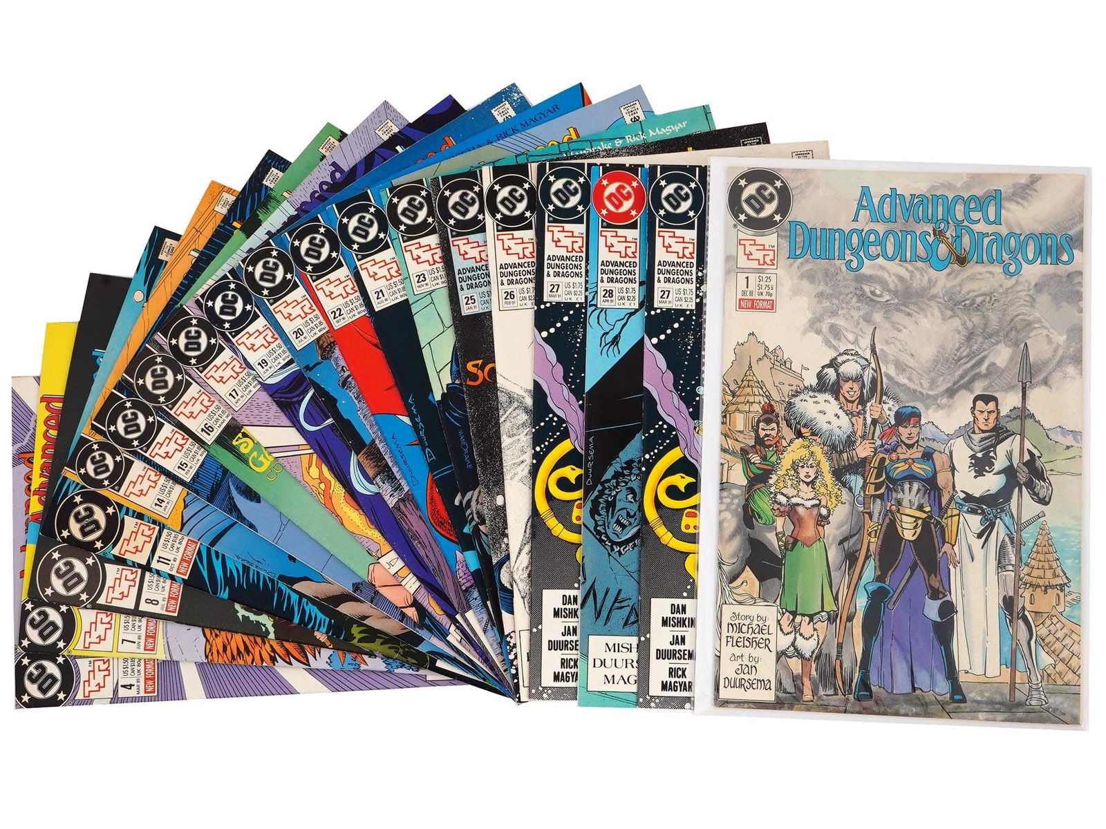 AMERICAN DC ADVANCED DUNGEONS DRAGONS COMICS BOOKS (1 of 7)