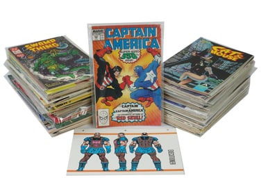 COLLECTION OF AMERICAN MARVEL ILLUSTRATED COMIC BOOKS