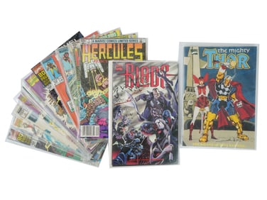 GROUP OF AMERICAN MARVEL ILLUSTRATED COMIC BOOKS