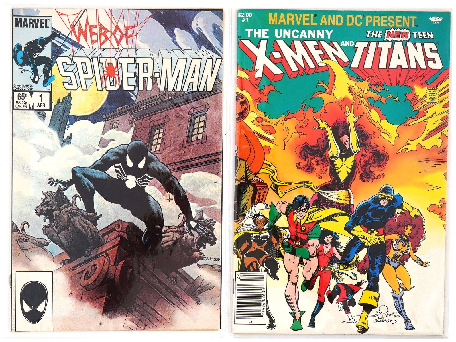 LOT OF MARVEL AND DC SPIDER MAN AND X MEN COMIC BOOKS (1 of 2)