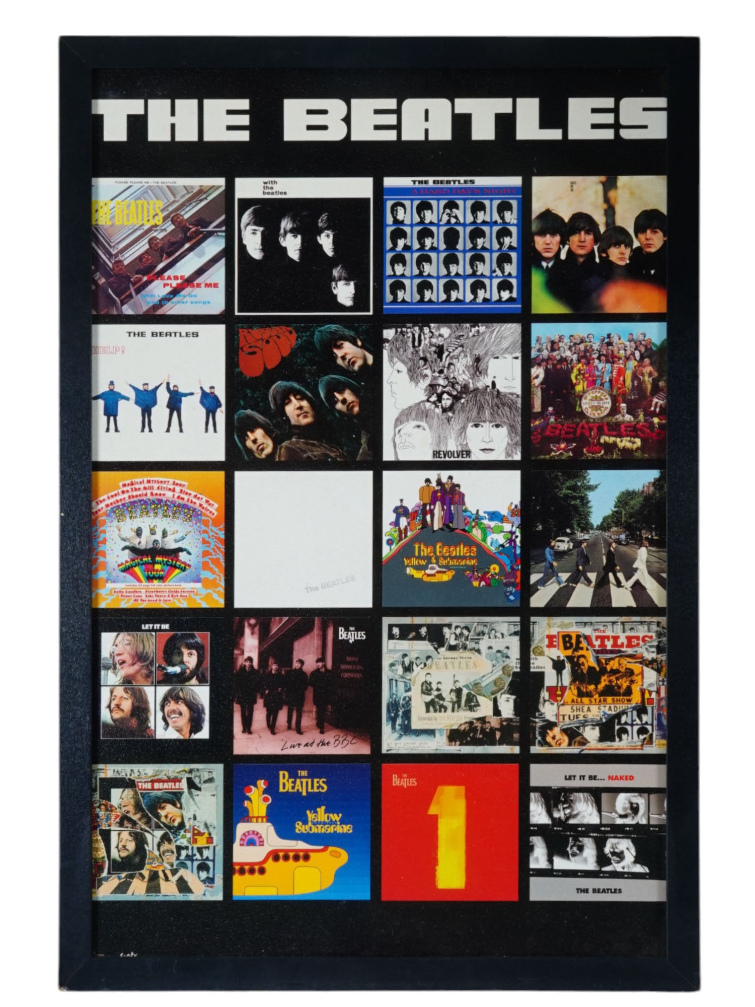 THE BEATLES ANTHOLOGY ART PRINT ON BOARD (1 of 4)