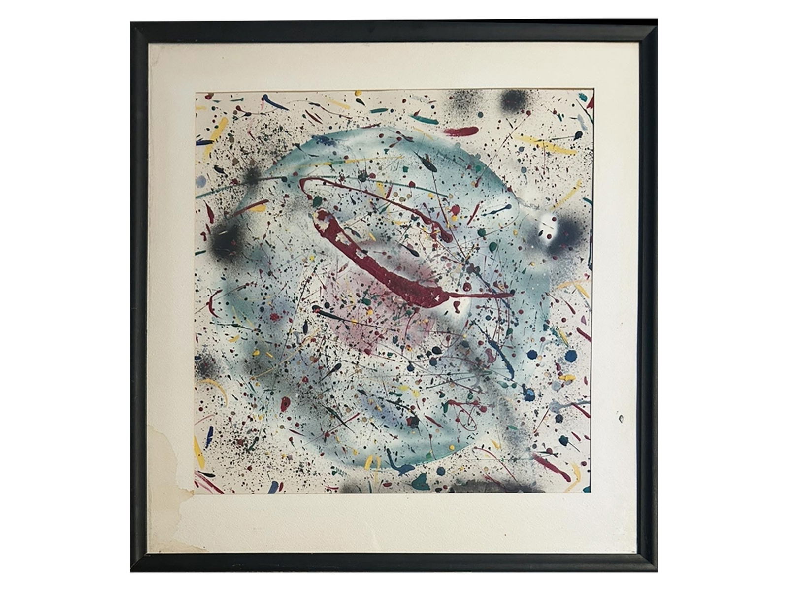 AMERICAN PAINTING ATTR TO JACKSON POLLOCK (1 of 9)