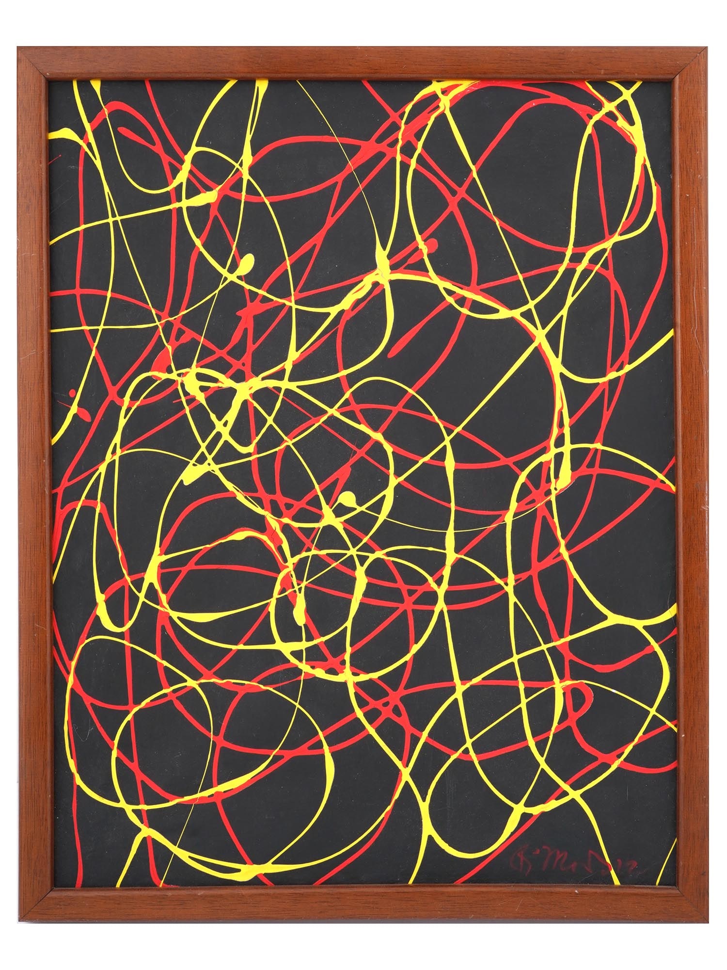 BRICE MARDEN AMERICAN ABSTRACT DRIP OIL PAINTING (1 of 4)