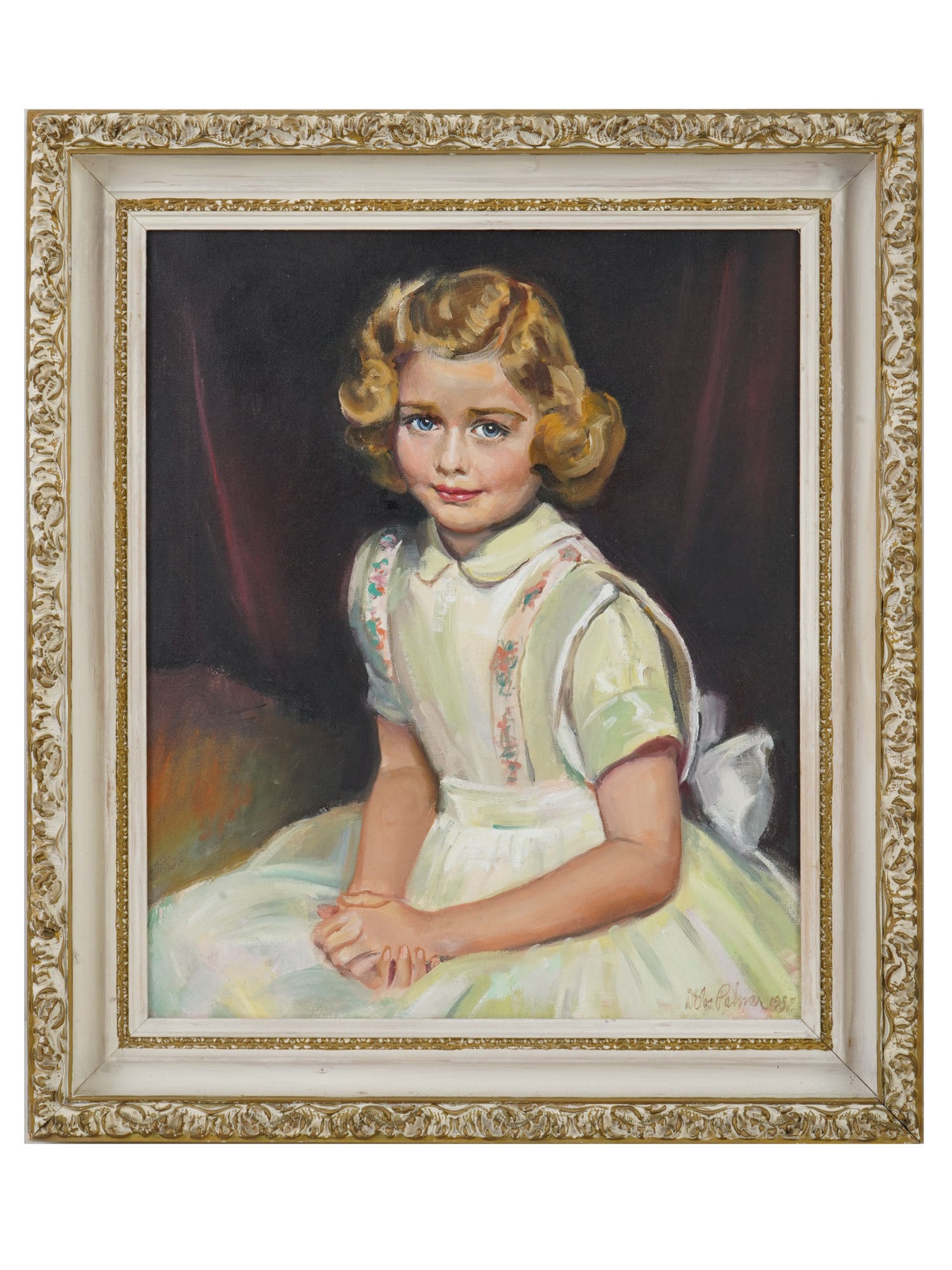 DELOS PALMER ATTR AMERICAN PORTRAIT PAINTING (1 of 4)