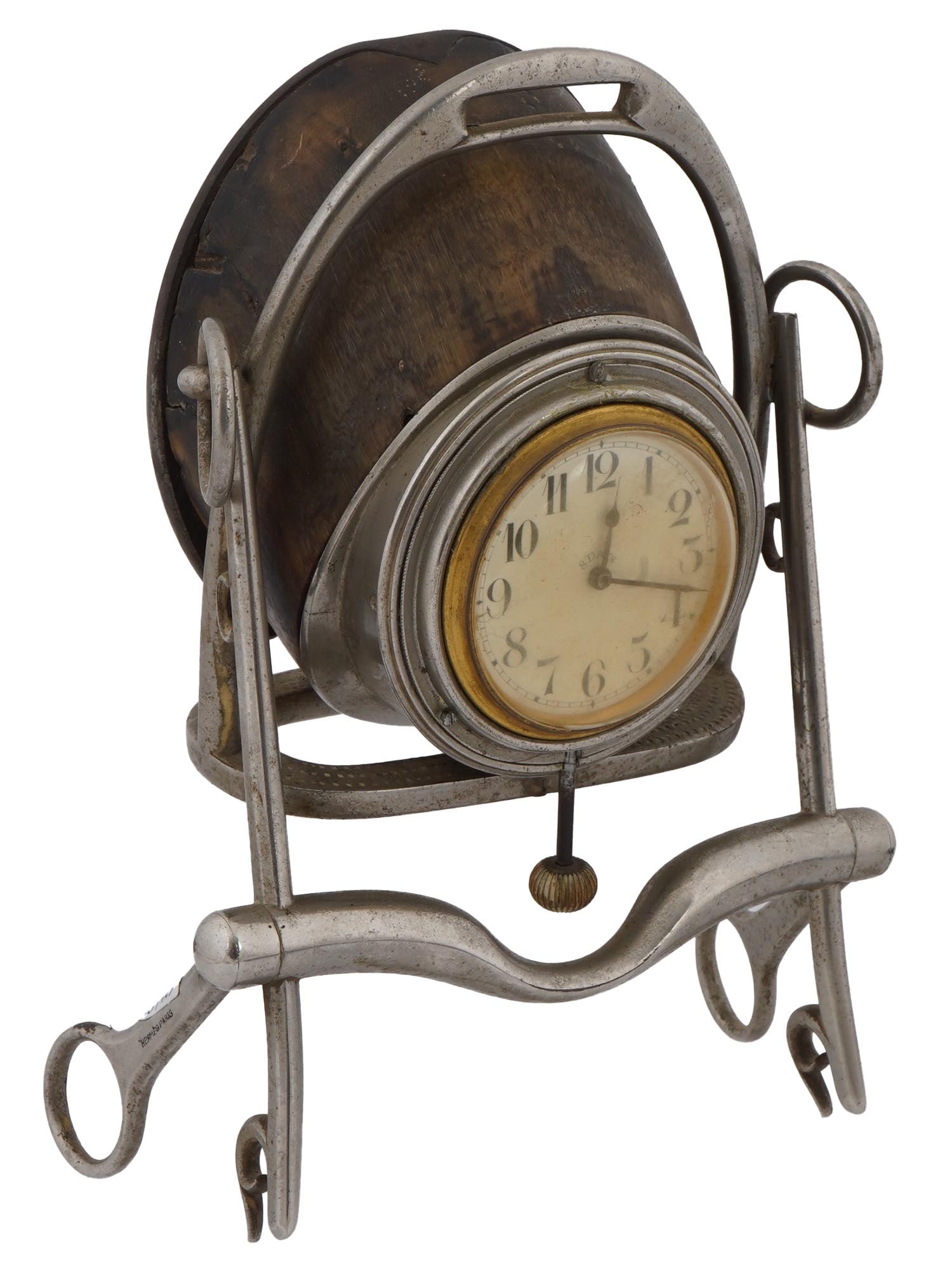 EARLY 20TH C HERMES 8 DAY TRAVEL CLOCK (1 of 7)