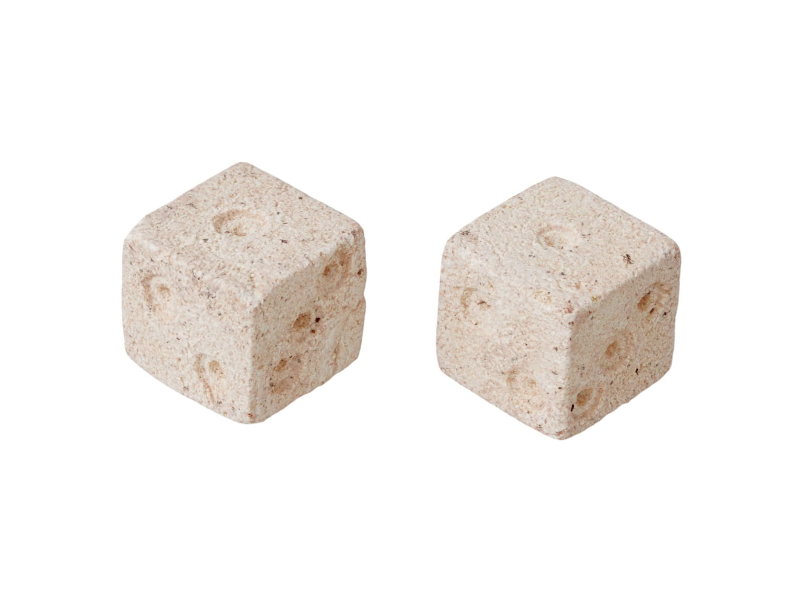 PAIR OF ANCIENT ROMAN STONE DICE 100 TO 300 AD (1 of 3)