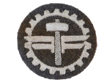 WWII NAZI GERMAN NSFK GLIDER WORKSHOP LEADER PATCH.