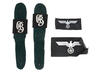 WWII GERMAN GROSSDEUTSCHLAND SHOULDER BOARDS SS EAGLES