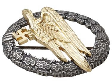 WWII TYPE NAZI GERMAN NSDAP LUFTWAFFE PARATROOPER BADGE