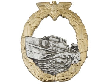 WWII MODEL NAZI GERMAN KRIEGSMARINE S BOAT BADGE