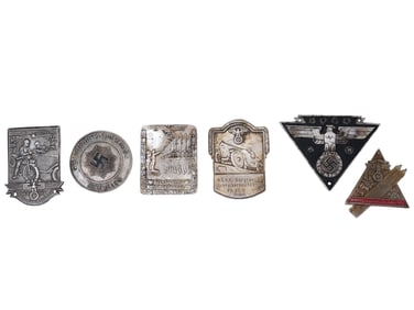 PRE WWII NAZI GERMAN THIRD REICH COMMEMORATIVE PLAQUES