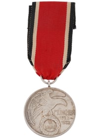 PRE WWII GERMAN SILVER BLOOD ORDER WITH RIBBON
